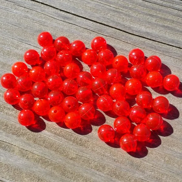budget-friendly fishing rods Purple Taco Cateye Beads 8 mm Red 50 pk 213