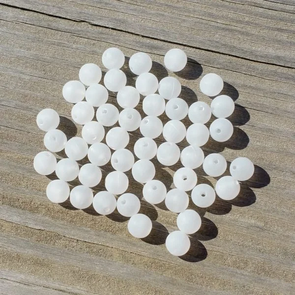 kayak fishing crate systems Purple Taco Beads 8mm White Frost 50 pk 218
