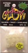 high visibility fishing lines Radical Glow Beads Size 8mm Qty 12 Natural Green 50812