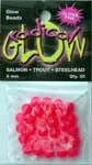 top-rated pike fishing lures Radical Glow Beads Size 6mm Qty 30 Powerful Pink 50265
