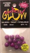 top-rated fish lip grippers Radical Glow Beads Size 8mm Qty 12 Purple 50814