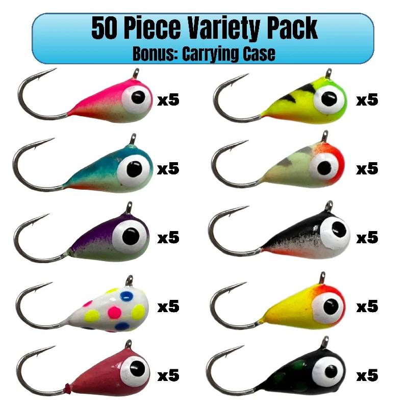 Variety Pack- 50 pieces plus carrying case