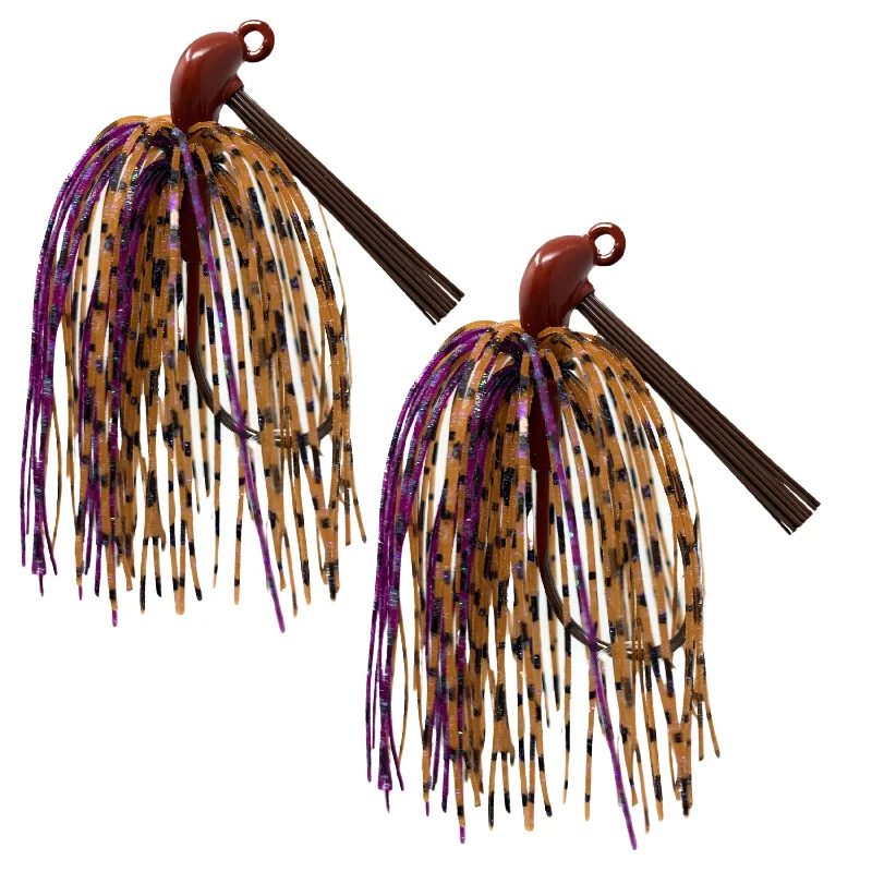 rod and reel travel cases Reaction Tackle Tungsten Flipping Jigs (2-Pack)