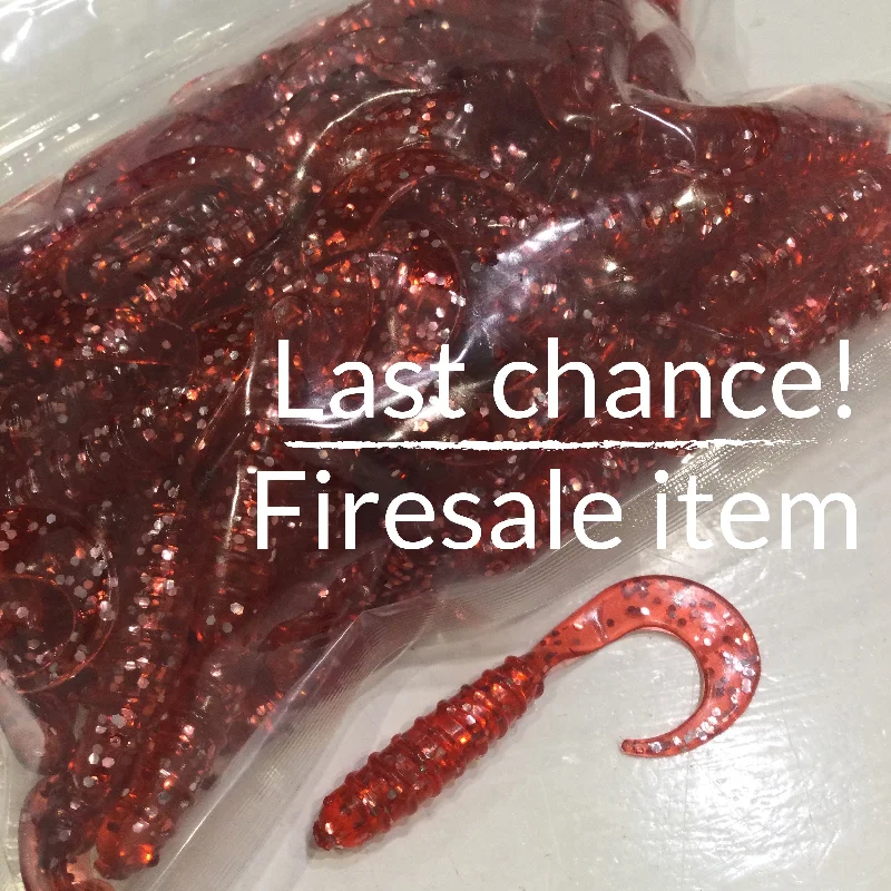 waterproof kayak fishing tackle bags Grubs RED SPARKLE
