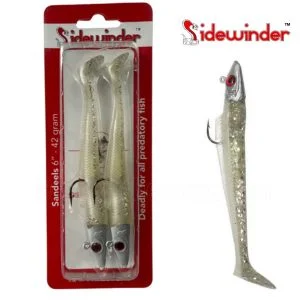 Daiwa baitcasting reels cheap Sidewinder Rattleback Jig Head Sandeels White Glitter 6" 42g (2 Pack) Daiwa baitcasting reels cheap Sidewinder Rattleback Jig Head Sandeels White Glitter 6" 42g (2 Pack)