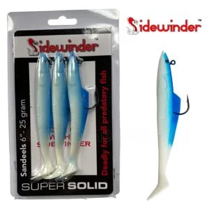 rechargeable fishing headlamp Sidewinder Super Solid Sandeel 6" 25g Blue & White Pack Of 3 Fishing Lures rechargeable fishing headlamp Sidewinder Super Solid Sandeel 6" 25g Blue & White Pack Of 3 Fishing Lures