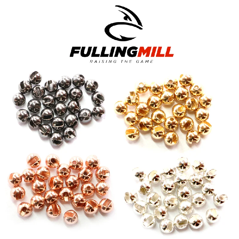 professional rod wrapping thread FULLING MILL SLOTTED TUNGSTEN BEADS