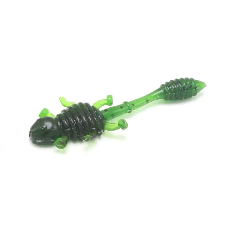 beginner fishing tackle kit Dr.Fish 15pcs Soft Plastic Tadpoles 1.97''