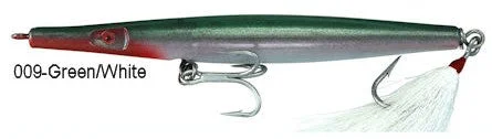 artificial shrimp lures for saltwater Super Strike Super "N" Fish 2 3/8oz Needle Fish Green/White artificial shrimp lures for saltwater Super Strike Super "N" Fish 2 3/8oz Needle Fish Green/White