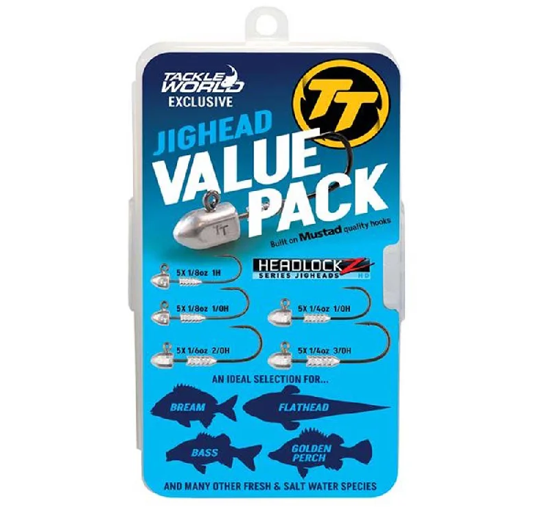 premium fly fishing flies Tackle World TT Jig Head Value Pack - Southern