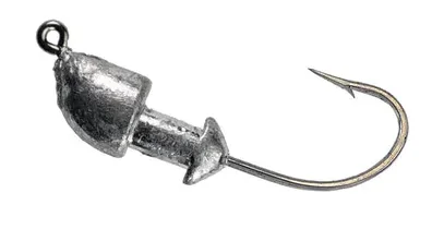 realistic fish-shaped lures Texas Tout Head (Unpainted Only) - (1/16 oz - 3/8 oz)