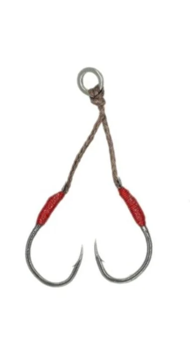 deep sea fishing tips expert Trident Double Assist Hooks