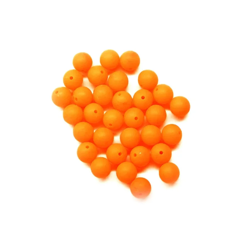 waterproof touch-screen fish finders Troutbeads 8MM Sun Orange-40 TB15-08