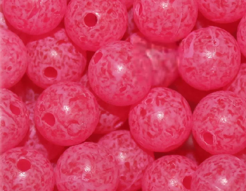 waterproof storage cases for lures Troutbeads Mottled 8MM Cerise Egg-30 MB24-08