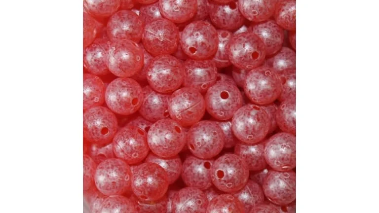 heavy-duty aluminum fish grippers Troutbeads Mottled 8MM Ruby Roe-30 MB08-08