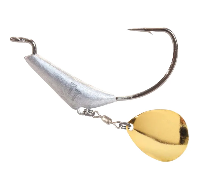 rubber coated landing nets TT ChinlockZ SpinZ Gold Colorado Blade Jig Head