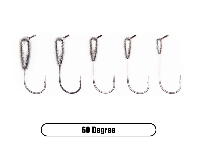 retractable fishing nets lightweight Tube Jig 60 Degree (4 Pack)