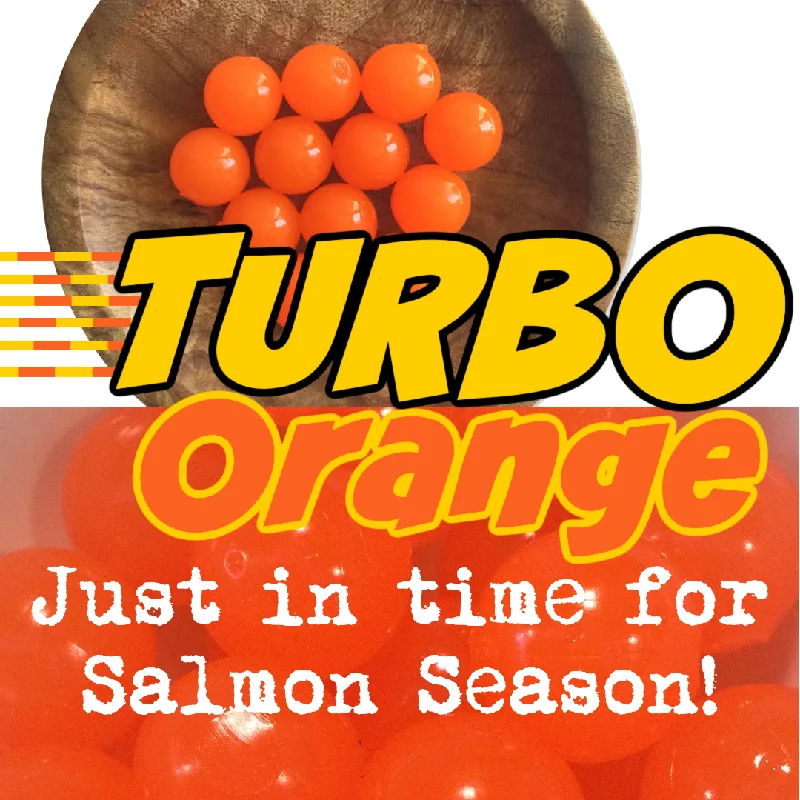 ultra-light soft plastic baits Turbo Orange Soft Plastic Bead Eggs