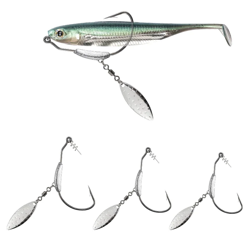 high-visibility monofilament fishing line Dr.Fish 10pcs Underspin Weighted Swimbait Hooks high-visibility monofilament fishing line Dr.Fish 10pcs Underspin Weighted Swimbait Hooks