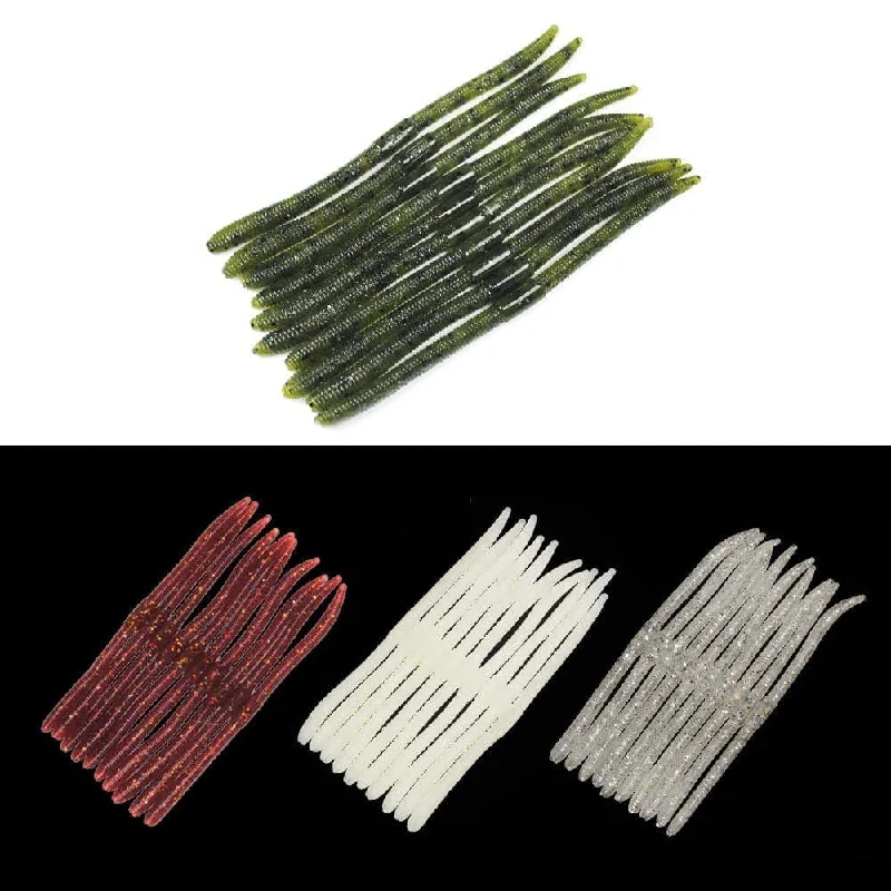 bass fishing worms bulk Dr.Fish 8pcs Wacky Worms Baits 5.4''