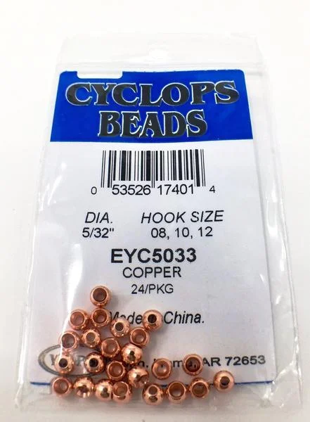 hand-carved wooden crankbaits Wapsi Cyclops Brass Bead 24 Pack