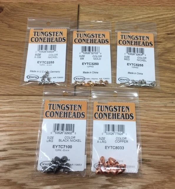 best fishing thermos insulated Wapsi Tungsten Coneheads 10 Pack