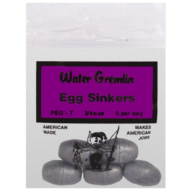 baitcasting reels with digital control Water Gremlin Egg Sinkers