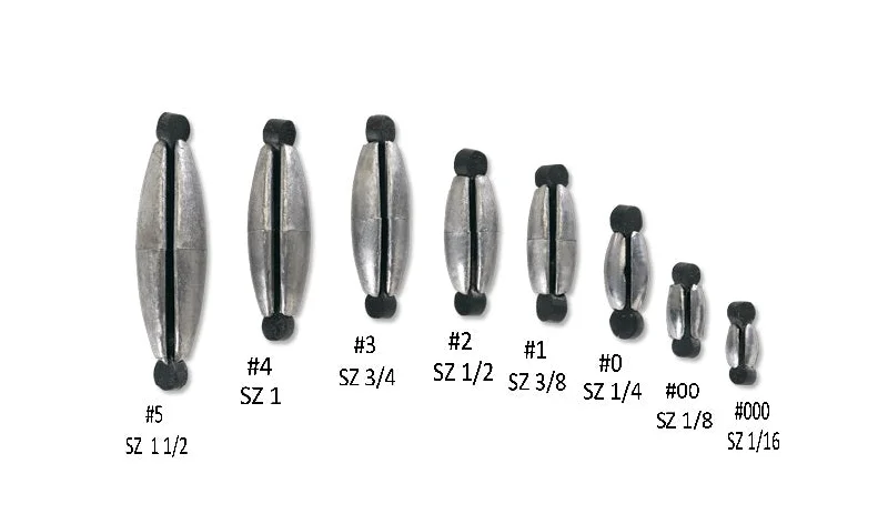 heavy-duty offshore fishing harnesses Water Gremlin Rubbercor Sinkers