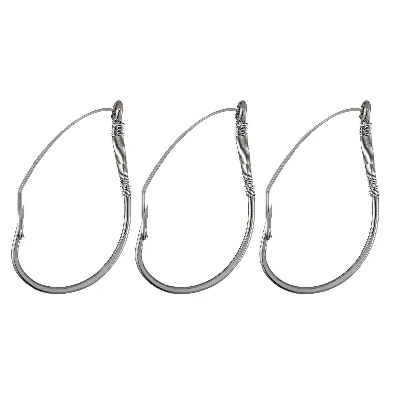 high-quality treble hooks for swimbaits Dr.Fish 30pcs Weedless Worm Hooks #4 to 2/0 high-quality treble hooks for swimbaits Dr.Fish 30pcs Weedless Worm Hooks #4 to 2/0