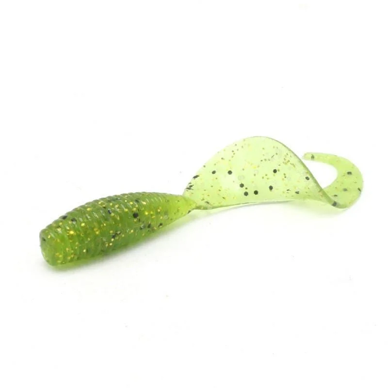 deep sea fishing tips expert Dr.Fish 14pcs Wide Tail Grubs 2''